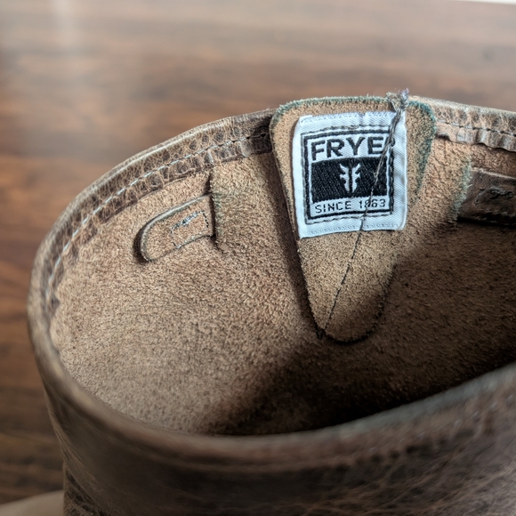 Frye Brown Leather Boots - Picture 2 of 8